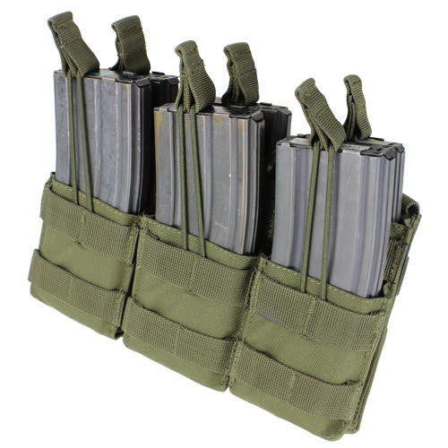 MA44 Triple Stacker M4 Mag Pouch, OD Green