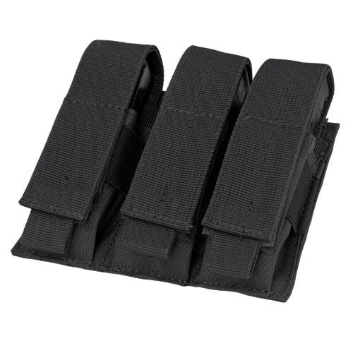 MA52 Triple Pistol Mag Pouch, Black