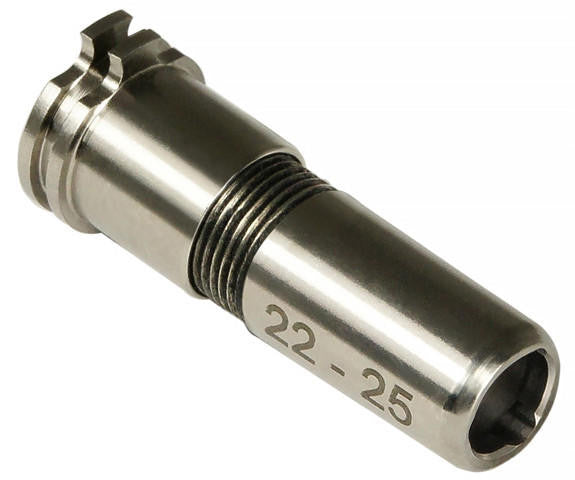 Maxx Model CNC Titanium Adjustable Air Seal Nozzle 22mm-25mm for Airsoft AEG