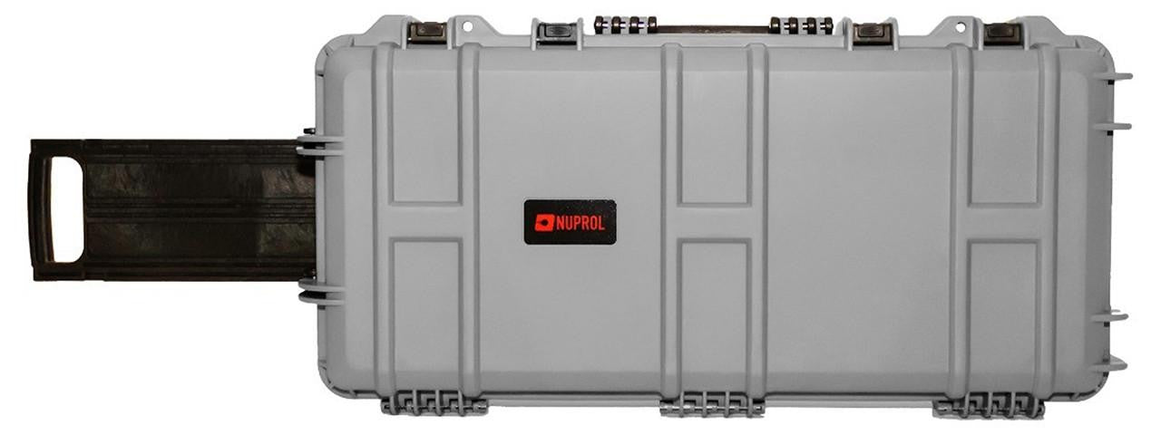 Nuprol Premium Medium 31.5" Hard Rifle Case with P&P Foam, Gray
