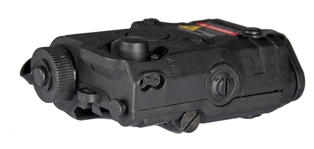 Lancer Tactical PEQ-15 Battery Box w/ Built In Red Laser, Black