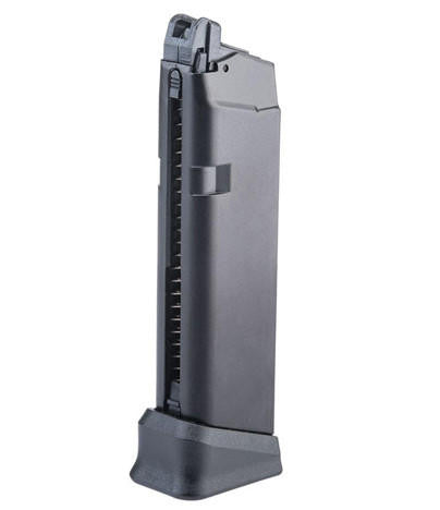 Poseidon 25 Round Green Gas Magazine for Orion GBBP, Black