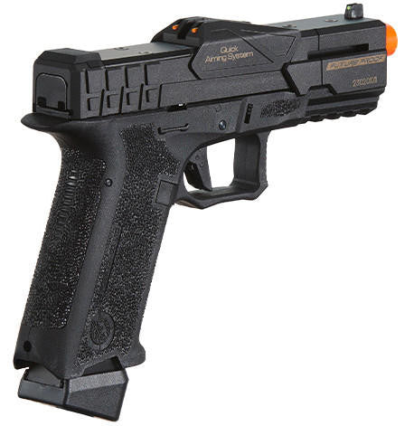 Poseidon CSI XG8 Close Combat Tactical GBB Airsoft Pistol, Black