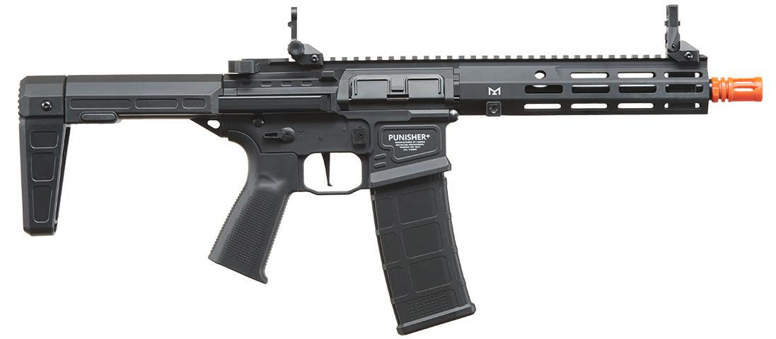 Poseidon Punisher 9" PDW AEGR Airsoft Rifle w/ Medusa Mosfet, Black