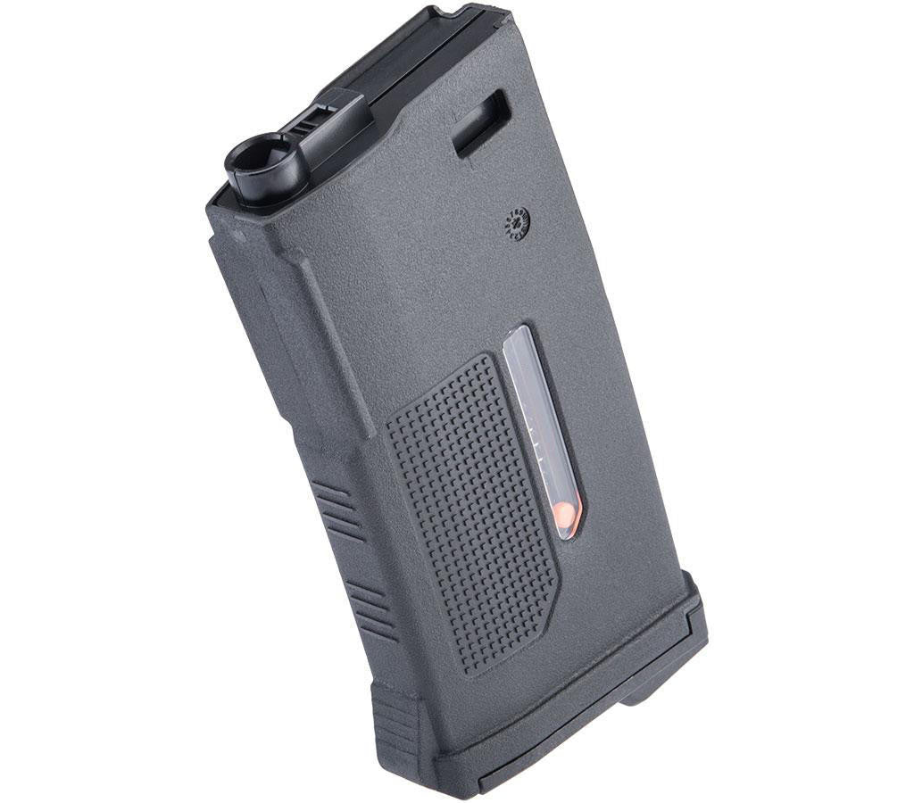 PTS 170rd Enhanced Polymer Short Magazine Mid-Cap for M4 Series Airsoft AEG Rifles, Black
