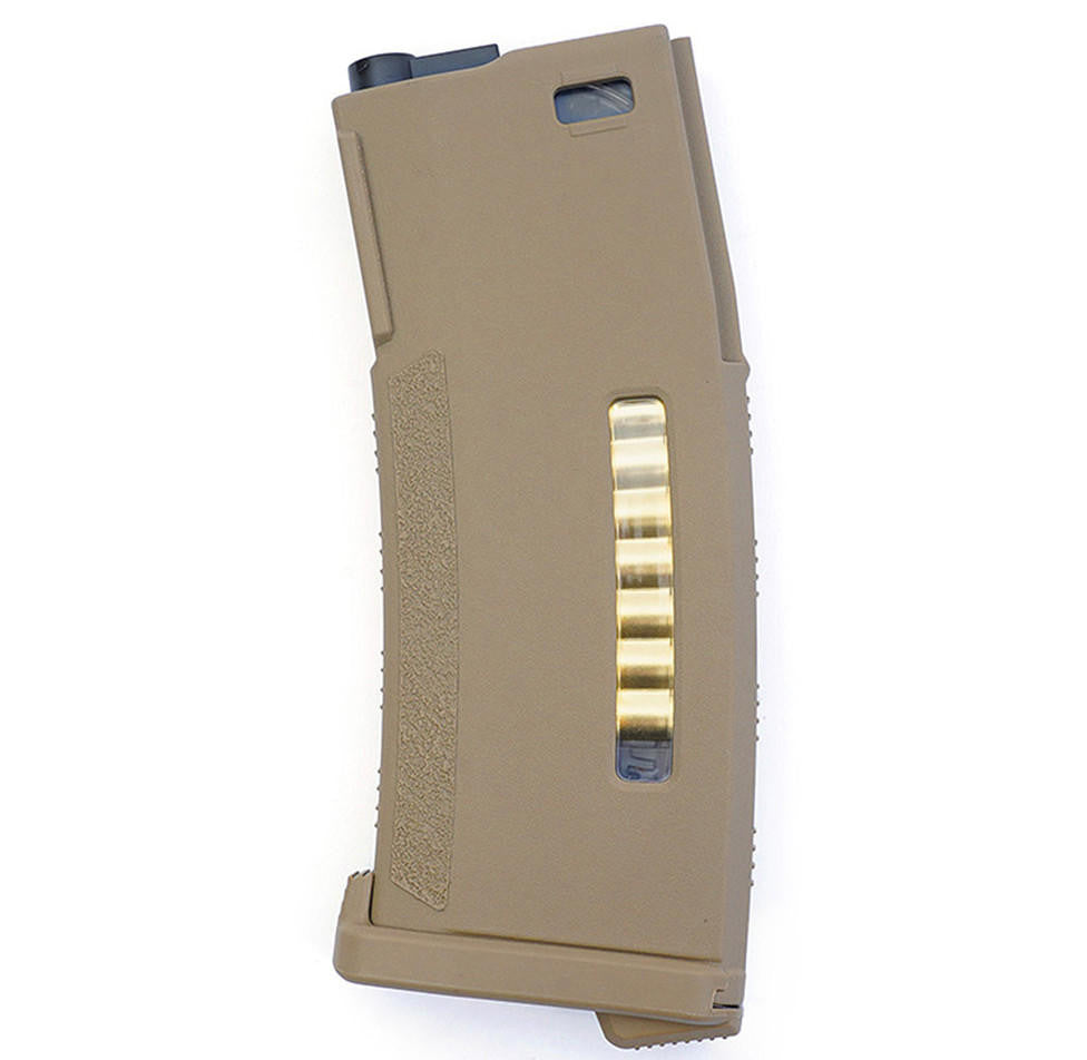 PTS EPM Enhanced Polymer 150rd M4 AEG Magazine, FDE