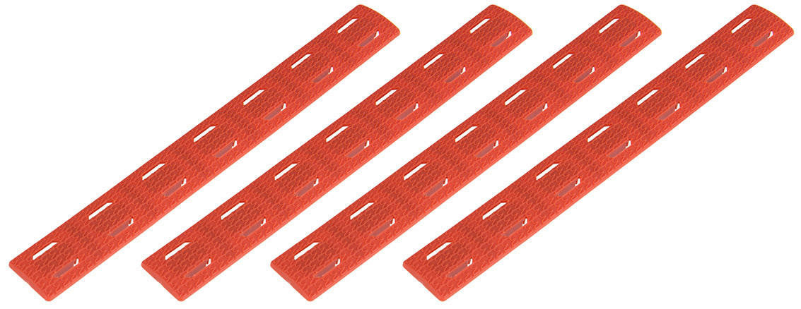 Ranger Armory 7-Section M-LOK Narrow Rail Panels 4pc, Red