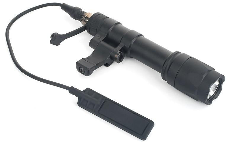 Ranger Armory M-LOK 500 Lumens Tactical Flashlight with Pressure Switch, Black