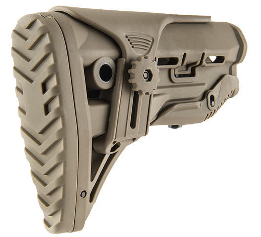 Ranger Armory M4 Tactical Stock with Adjustable Cheek Rest, Tan