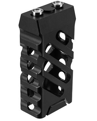 Ranger Armory Skeletonized Keymod Short Vertical Forward Grip Cross Cut, Black