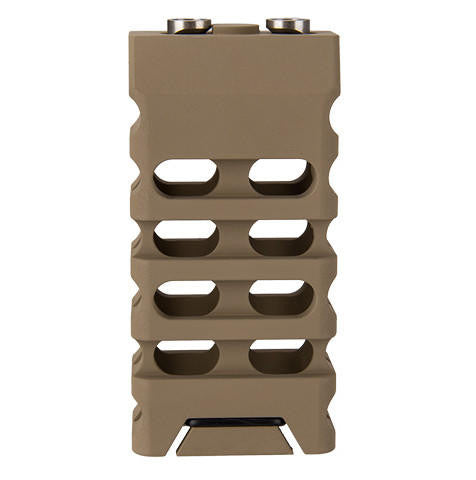 Ranger Armory Skeletonized Straight Cut Keymod Short Foregrip, Tan