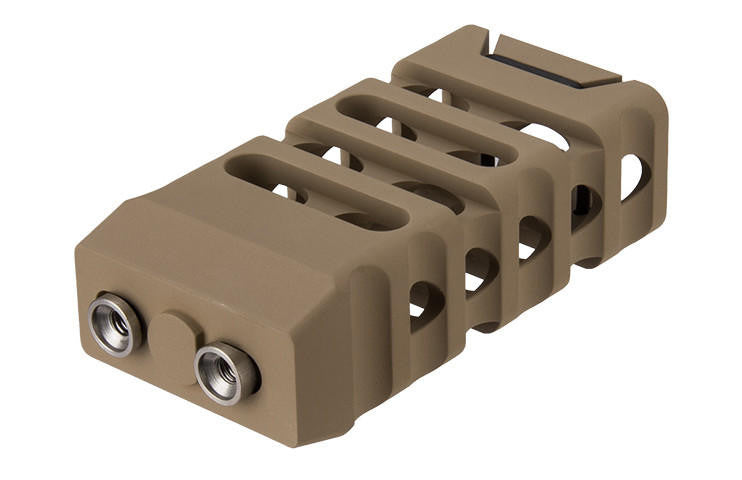 Ranger Armory Skeletonized Straight Cut Keymod Short Foregrip, Tan