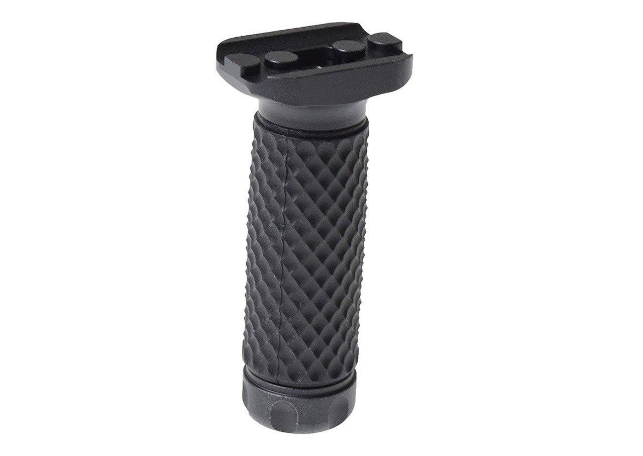 Raptors Airsoft Golf Ball Pattern Keymod Long Forward Grip, Black