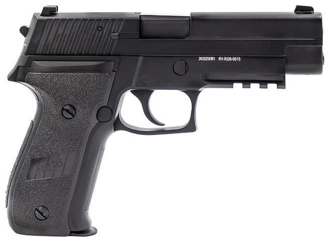 Raven Railed R226 GBB Airsoft Pistol, Black