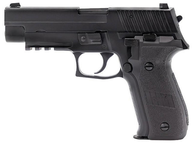 Raven Railed R226 GBB Airsoft Pistol, Black