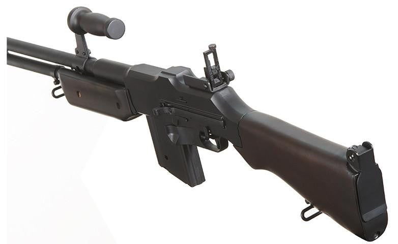 S&T BAR M1918 A2 Full Size Full Metal Airsoft AEG Rifle w/ Steel Bipod, Wood