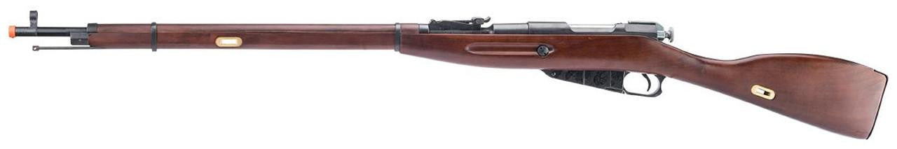 S&T M1891/30 Mosin Nagant Bolt Action Airsoft Rifle, Real Wood