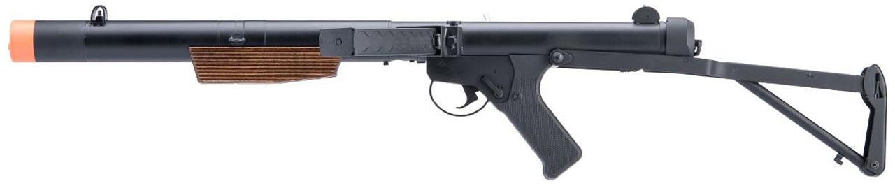 S&T Sterling Mk5 L34A1 Airsoft AEG Submachine Gun, Black