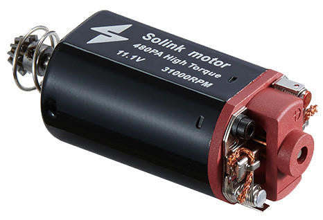 Solink 480 Super Torque 31000rpm Short Type Motor for V3 Gearboxes, Black