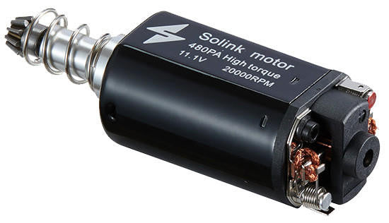 Solink High Torque 20000rpm Long Type Motor for V2 Gearboxes, Black