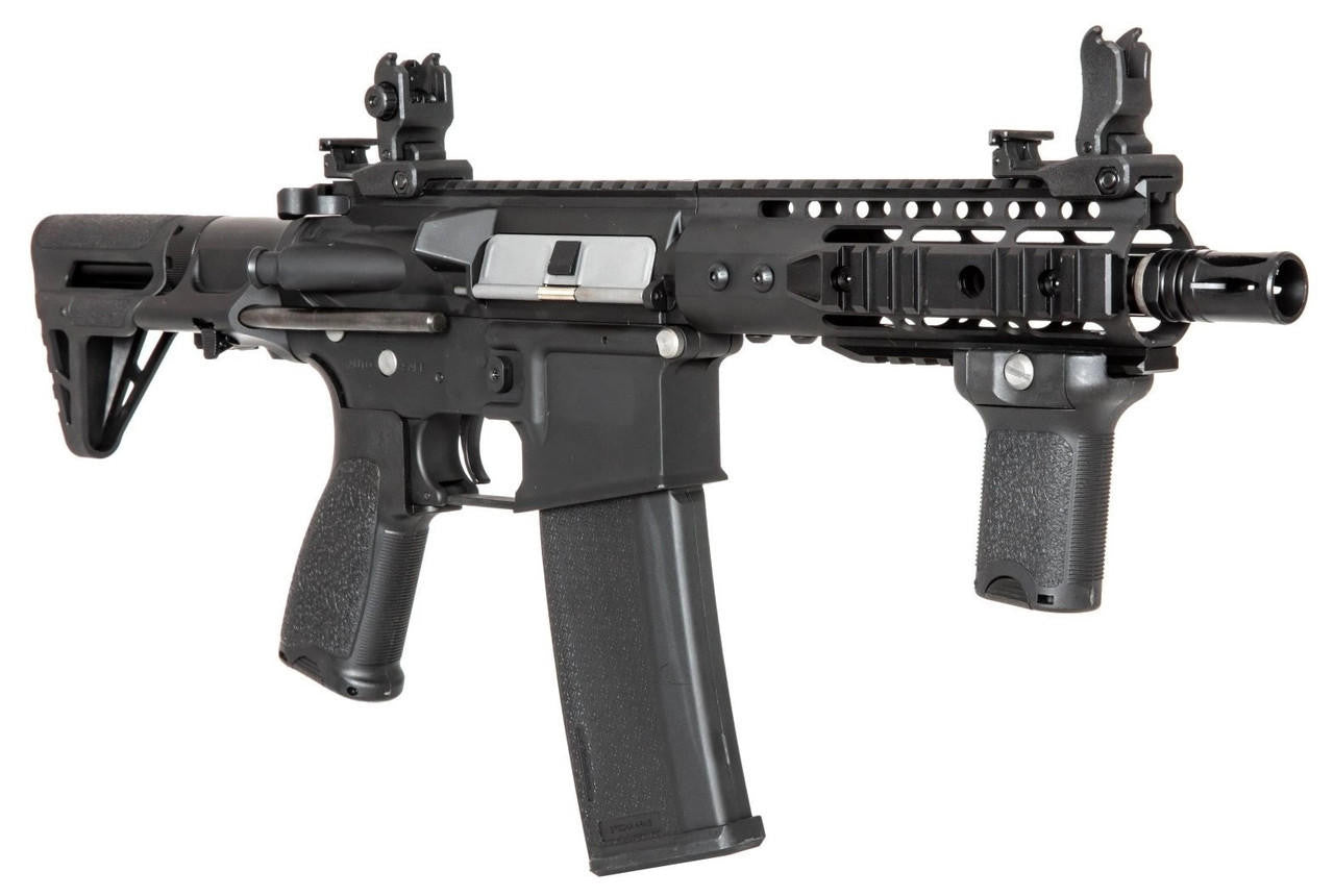 Specna Arms PDW EDGE Carbine M4 Airsoft AEG Rifle, Black
