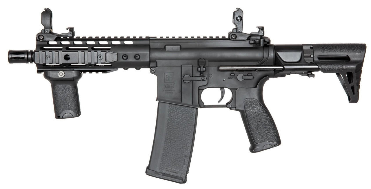 Specna Arms PDW EDGE Carbine M4 Airsoft AEG Rifle, Black