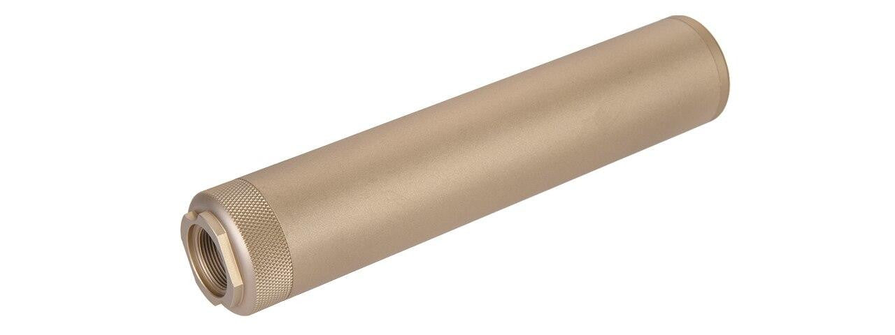 Specwar-I F38X228.6MM Style Aluminum Mock Silencer, 14mm CCW - Tan