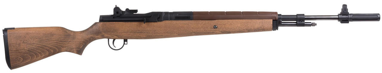 Springfield Armory M1A Underlever .177 Pellet Air Rifle, Wood Stock
