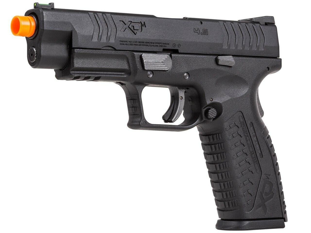 Springfield Armory XDM 4.5'' Compact Gas Blowback Airsoft Pistol, Black