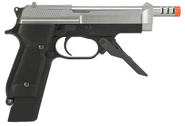 Tokyo Marui Full Size M93R Airsoft AEP Pistol, Two-Tone