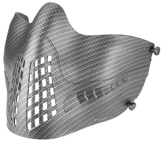UK Arms Lower Attack Face Protection, Carbon Fiber
