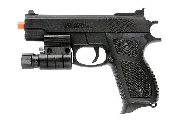 UK Arms M777R Spring Airsoft Pistol with Laser Sight