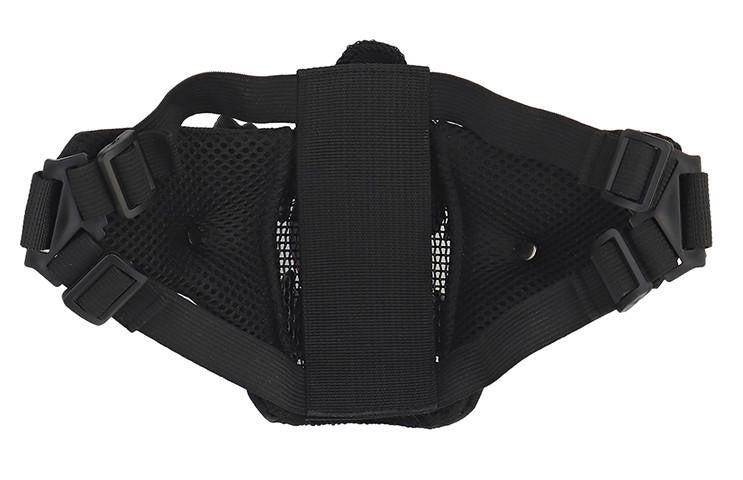UK Arms Upgraded Fangs Mesh Lower Face Mask, Black