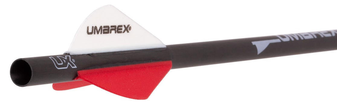 Umarex Carbon Fiber AirJavelin Arrows w/ Field Tip, 6 Pack, Black