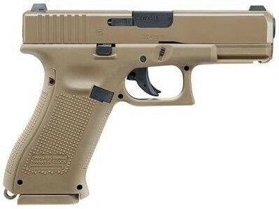 UMAREX Glock 19X Gen 5 .177 Co2 Air Pistol, Tan