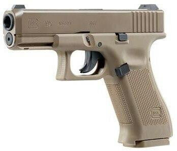 UMAREX Glock 19X Gen 5 .177 Co2 Air Pistol, Tan
