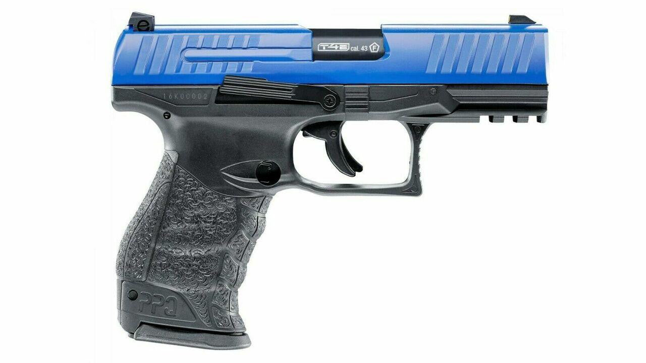 Umarex T4E Smith & Wesson M&P9 M2.0 LE Co2 Blowback Paintball Marker Pistol, Blue/Black