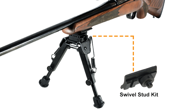 UTG Super Duty Metal QD Bipod, Adjustable Height