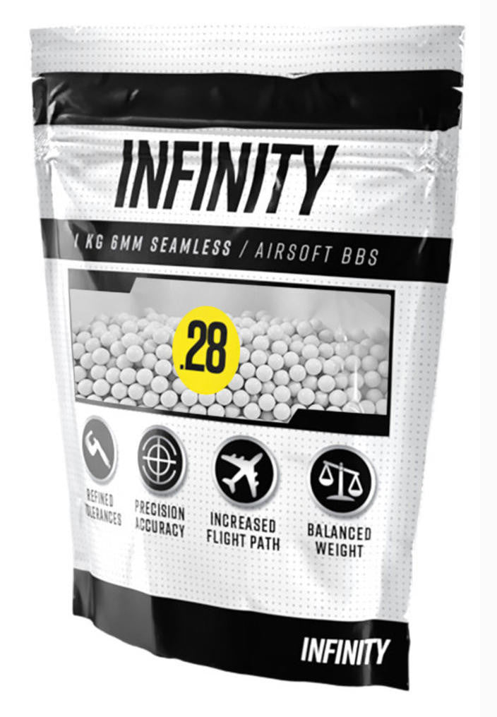 Valken Infinity 6mm Airsoft BBs, 0.28g, 3500 rounds
