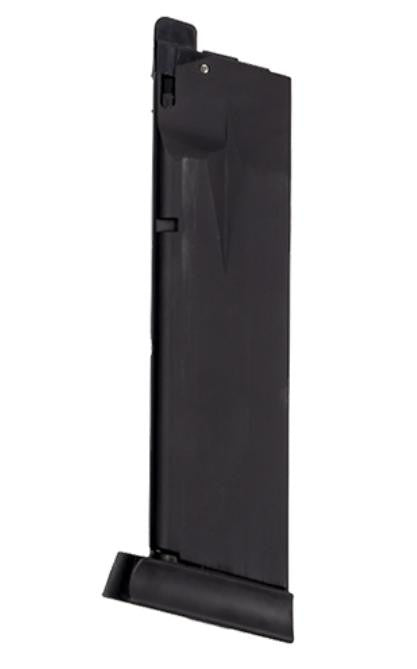 Vorsk 21rds Airsoft VP26 Series Green Gas Magazine, Black