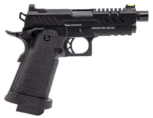 Vorsk 3.8 Hi Capa Pro GBB Airsoft Pistol, Black