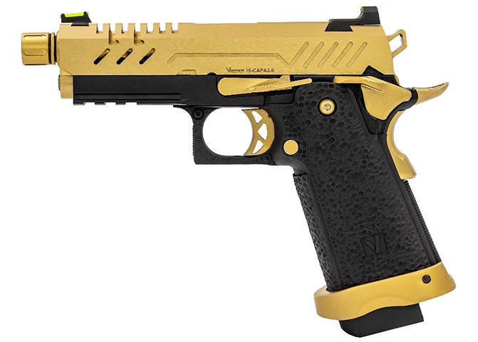 Vorsk 3.8 Hi Capa Pro GBB Airsoft Pistol, Gold