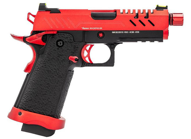 Vorsk 3.8 Hi Capa Pro GBB Airsoft Pistol, Red