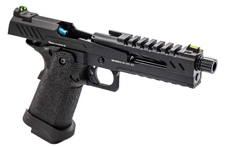 Vorsk 5.1 Split Slide Hi Capa Airsoft Pistol, Black