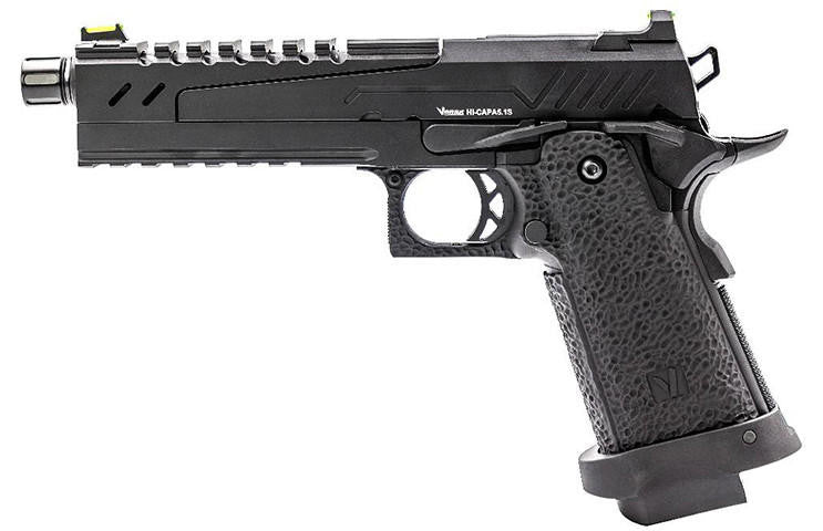 Vorsk 5.1 Split Slide Hi Capa Airsoft Pistol, Black
