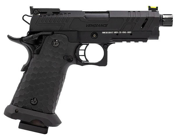 Vorsk CS Compact Vengeance 3.8 Hi Capa Airsoft Pistol, Black