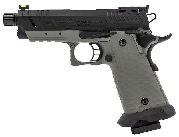 Vorsk CS Compact Vengeance 3.8 Hi Capa Airsoft Pistol, Black/Grey
