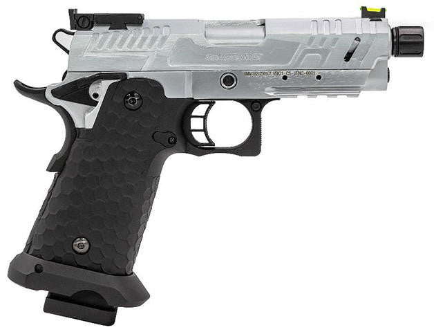 Vorsk CS Compact Vengeance 3.8 Hi Capa Airsoft Pistol, Silver/Black