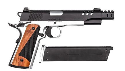 Vorsk CS Defender Pro MEU Double Pack Airsoft Pistol, Black/Silver