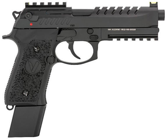 Vorsk Tactical VM9 Gas Blowback Airsoft Pistol, Black